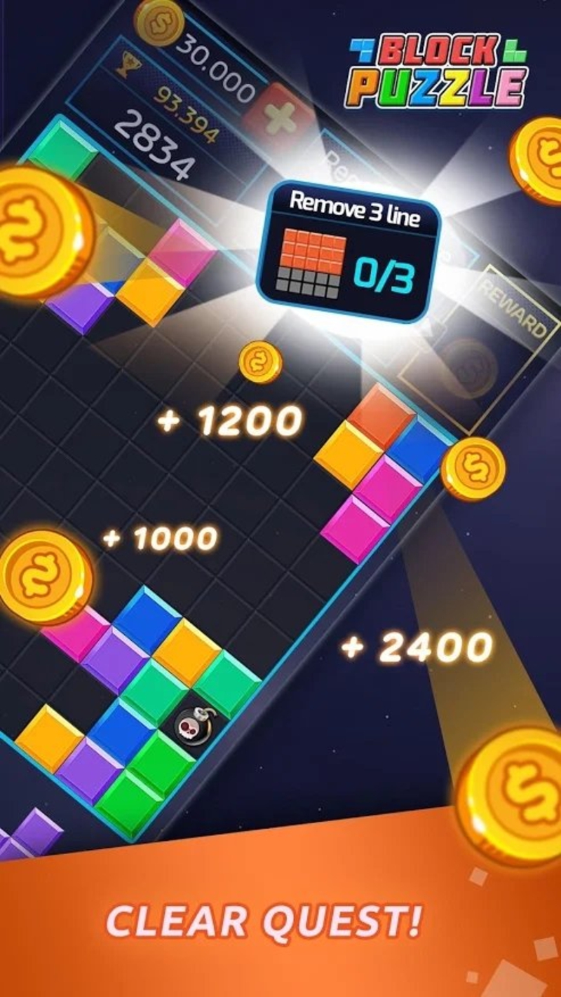 1010经典方块拼图游戏截图2