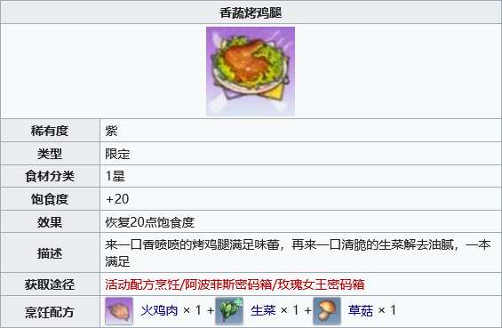 幻塔香蔬烤鸡腿怎么做?