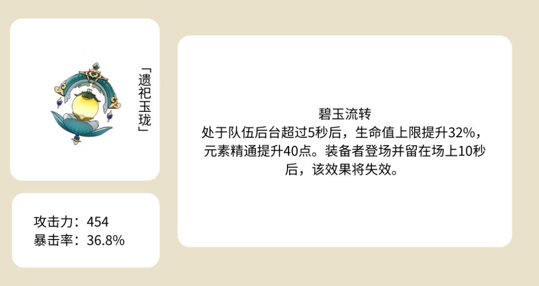 原神遗祀玉珑90级属性介绍