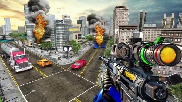 狙击手交通射手游戏截图3