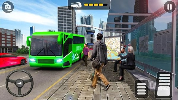 模拟驾驶大巴车 时速两百的游戏游戏截图3