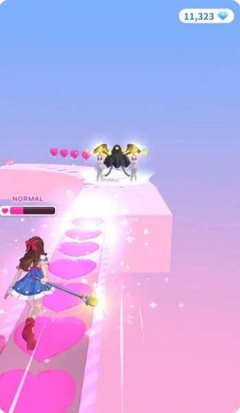 魔法少女跑酷游戏截图3