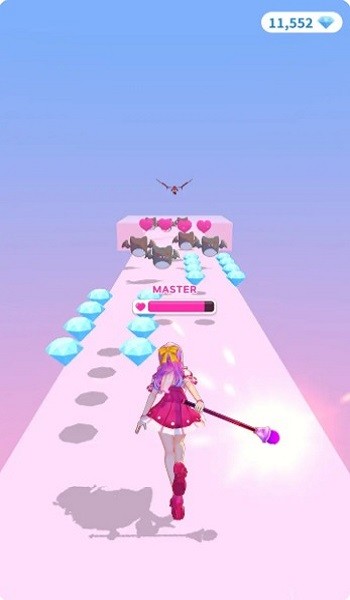 魔法少女跑酷游戏截图2