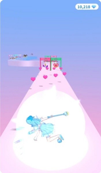 魔法少女跑酷游戏截图4