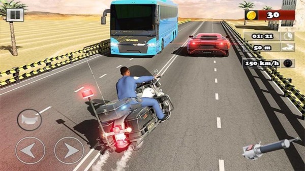 公路疯狂摩托游戏截图2