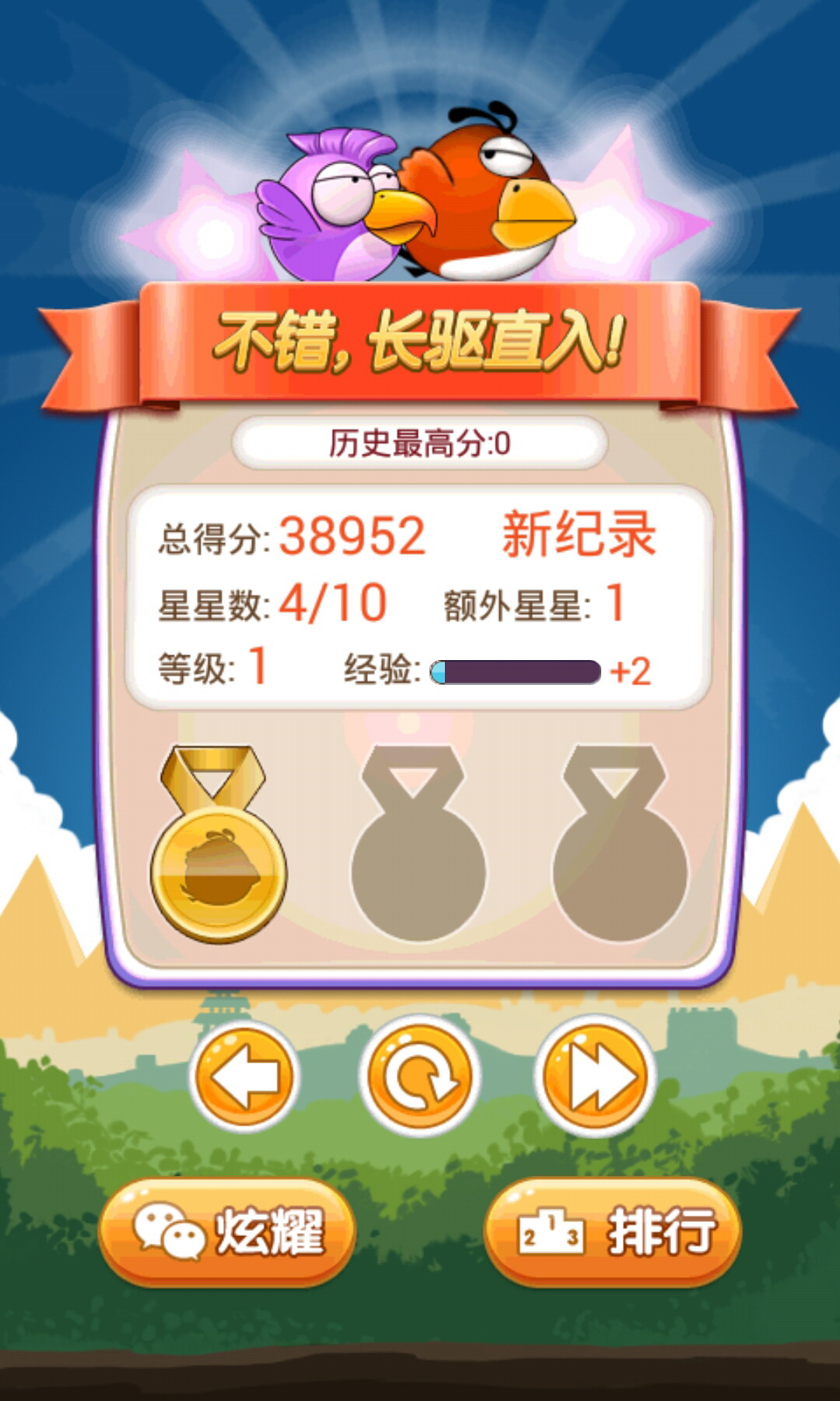 暴走小鸟游戏截图4