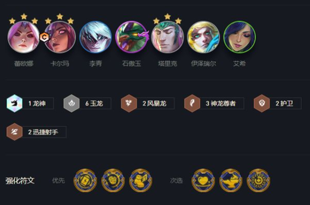 云顶之弈玉龙卡尔玛阵容怎么玩